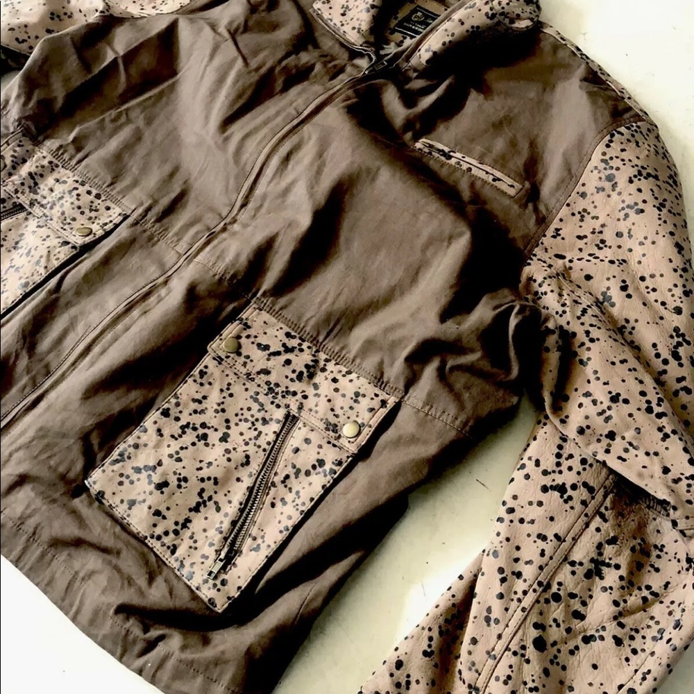 Men’s Lora Piana Speckled Leather Jacket - L